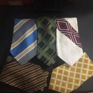 Bundle of 5 Vintage Circa 1950's Neckties